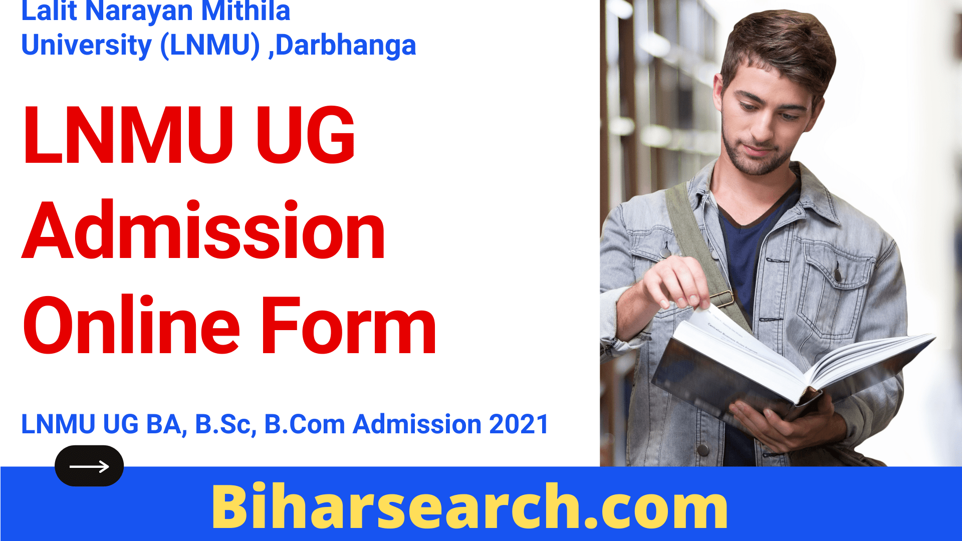 LNMU UG Part 1 Admission 20222025 Apply Online, Notification