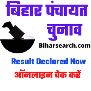 Bihar Panchayat Election Result 2021 Declared Now – पंचायत चुनाव में जीत किसकी हुई? ऑनलाइन चेक करें लिंक हुआ जारी 24 Bihar Panchayat Election Result