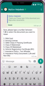 Digilocker Whatsapp Number: WhatsApp पर सरकारी दस्तावेज़ डाउनलोड करें?- Full Information 7 Digilocker Whatsapp Number: WhatsApp पर सरकारी दस्तावेज़ डाउनलोड करें?- Full Information