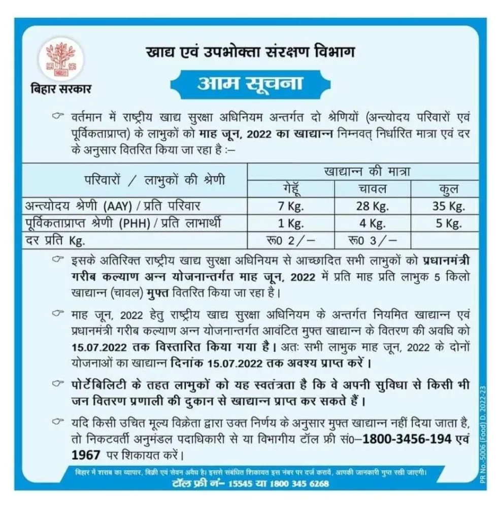 Ration Card Update 2022: सरकारी राशन के नियमों में बड़ा बदलाव, अब गेहूं के बदले मिलेगा … 3 Ration Card Update 2022: सरकारी राशन के नियमों में बड़ा बदलाव, अब गेहूं के बदले मिलेगा …