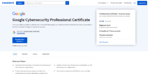 Google Cybersecurity Certificate Course 2023 Free: गूगल दे रहा है घर बैठे फ्री मे साईबर सिक्योरिटी कोर्स करने का मौका, ऐसे करे पंजीकरण?Very Useful