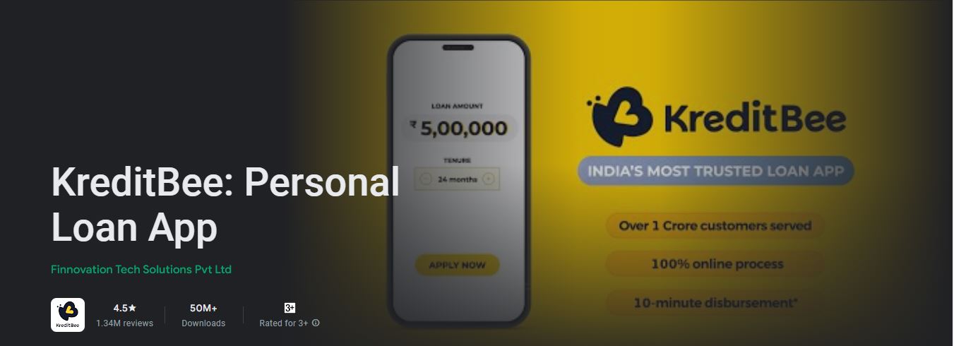 Kredit Bee Instant Personal Loan: अब घर बैठ तुरंत ले सकते हैं 5 लाख तक का लोन Full Details 3 Kredit Bee Instant Personal Loan