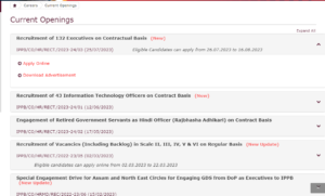 IPPB Executive Recruitment 2024 Online Apply Start – Notification Out For 47 Post Full Information 3 IPPB Executive Recruitment